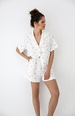 Piżama Sensis Coralie kr/r Frotte S-XL