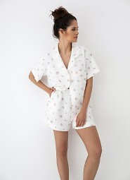 Piżama Sensis Coralie kr/r Frotte S-XL