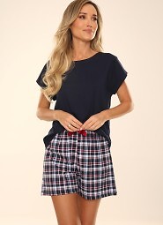 Piżama De Lafense 055 Morgan kr/r S-2XL