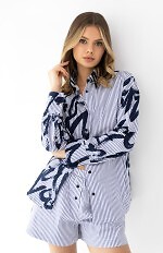 Piżama Sensis Hallie kr/r S-XL rozpinana