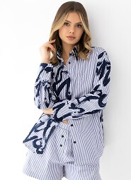 Piżama Sensis Hallie kr/r S-XL rozpinana