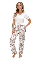 Piżama Donna Elizabeth Long kr/r S-2XL