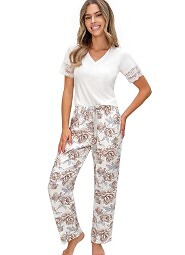 Piżama Donna Elizabeth Long kr/r S-2XL