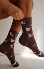 Skarpety Milena 0200-241 Kotki I Kokardki 37-41