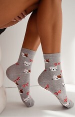 Skarpety Milena 0200-241 Kotki I Kokardki 37-41