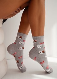 Skarpety Milena 0200-241 Kotki I Kokardki 37-41