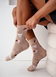 Skarpety Milena 0200-241 Kotki I Kokardki 37-41