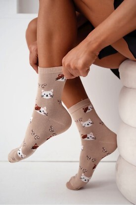 Skarpety Milena 0200-241 Kotki I Kokardki 37-41