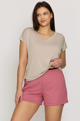 Spodenki piżamowe Mefemi Mix&Match Mila PDI1 Gładkie S-2XL