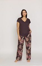 Spodnie piżamowe Mefemi Mix&Match Mila PDX1 Druk S-2XL