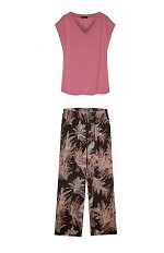 Spodnie piżamowe Mefemi Mix&Match Mila PDX1 Druk S-2XL