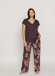 Spodnie piżamowe Mefemi Mix&Match Mila PDX1 Druk S-2XL