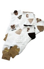 Zakostki WiK Motyl 3524 wz.17 Biały 35-42