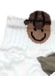 Zakostki WiK Motyl 3524 wz.17 Biały 35-42