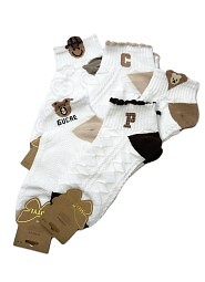 Zakostki WiK Motyl 3524 wz.17 Biały 35-42