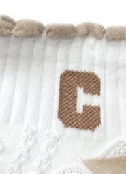 Zakostki WiK Motyl 3524 wz.17 Biały 35-42