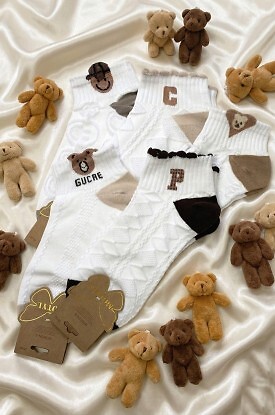 Zakostki WiK Motyl 3524 wz.17 Biały 35-42