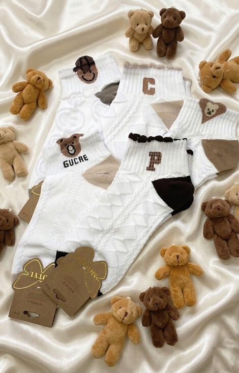 Zakostki WiK Motyl 3524 wz.17 Biały 35-42