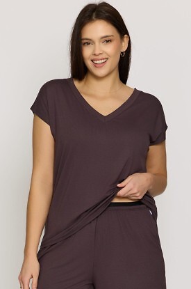 Koszulka piżamowa Mefemi Mix&Match Mila PG71 S-2XL - zdjęcie 2