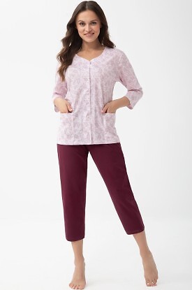Piżama Luna 1305 7/8 M-XL L26 rozpinana