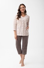 Piżama Luna 1305 7/8 2XL-3XL L26 rozpinana