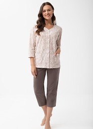 Piżama Luna 1305 7/8 2XL-3XL L26 rozpinana