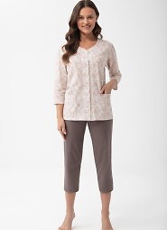 Piżama Luna 1305 7/8 2XL-3XL L26 rozpinana