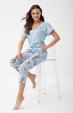Piżama Luna 1306 kr/r 2XL L26