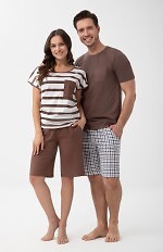 Piżama Luna 1601 kr/r 2XL-3XL L26