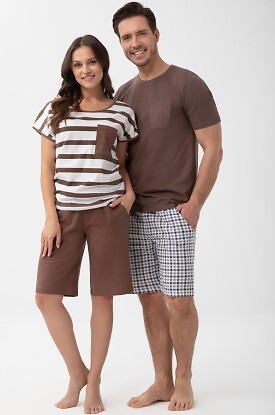 Piżama Luna 1601 kr/r 2XL-3XL L26 - zdjęcie 2