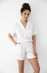 Piżama Sensis Leslie kr/r S-XL rozpinana