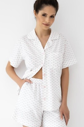Piżama Sensis Leslie kr/r S-XL rozpinana - zdjęcie 2