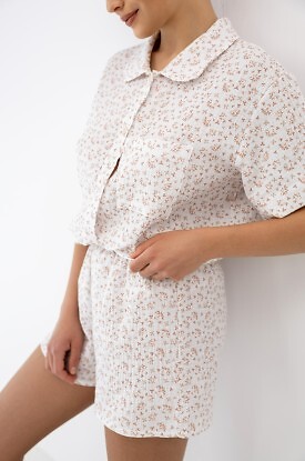 Piżama Sensis Nayla kr/r S-XL rozpinana - zdjęcie 2