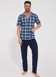 Piżama Cornette 318/62 kr/r M-2XL rozpinana męska