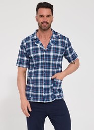 Piżama Cornette 318/62 kr/r 3XL-5XL rozpinana męska