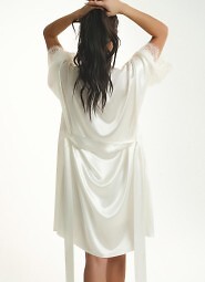 Szlafrok Ava 006/1 Whisper White S-3XL