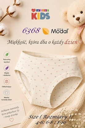Figi DC Girl 6368 Dziecięce A'12
