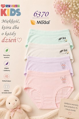 Figi DC Girl 6370 Dziecięce A'12 - zdjęcie 2