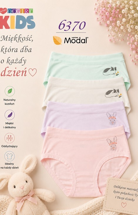 Figi DC Girl 6370 Dziecięce A12