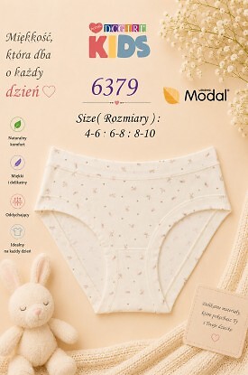 Figi DC Girl 6379 Dziecięce A'12 - zdjęcie 2