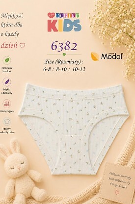 Figi DC Girl 6382 Dziecięce A'12 - zdjęcie 2