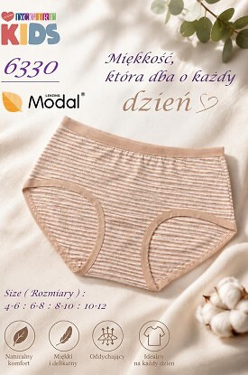 Figi DC Girl 6330 Dziecięce A'12 - zdjęcie 2