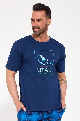 Piżama Cornette 462/333 Utah 2 kr/r S-2XL - zdjęcie 2