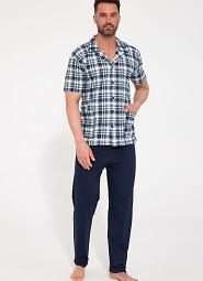 Piżama Cornette 318/61 kr/r M-2XL rozpinana