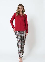 Leveza 1804 Wiesława long sleeve pajama set M-2XL
