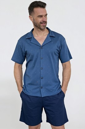 Piżama Cornette 2000/01 kr/r 3XL-5XL rozpinana