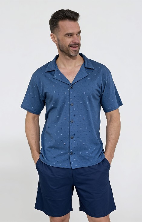 Piżama Cornette 2000/01 kr/r 3XL-5XL rozpinana