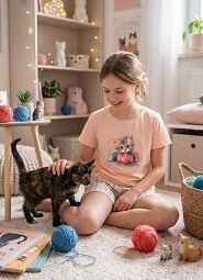 Piżama Cornette Young Girl 788/125 Kity 4 kr/r 140-164