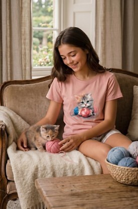 Piżama Cornette Young Girl 788/125 Kity 4 kr/r 140-164