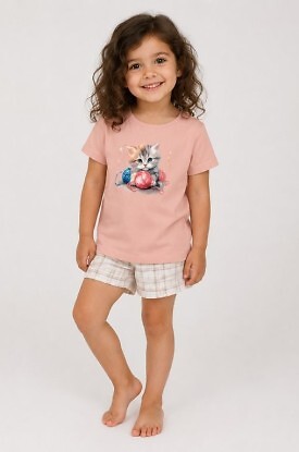 Piżama Cornette Kids Girl 787/125 Kity 4 kr/r 98-128 - zdjęcie 2